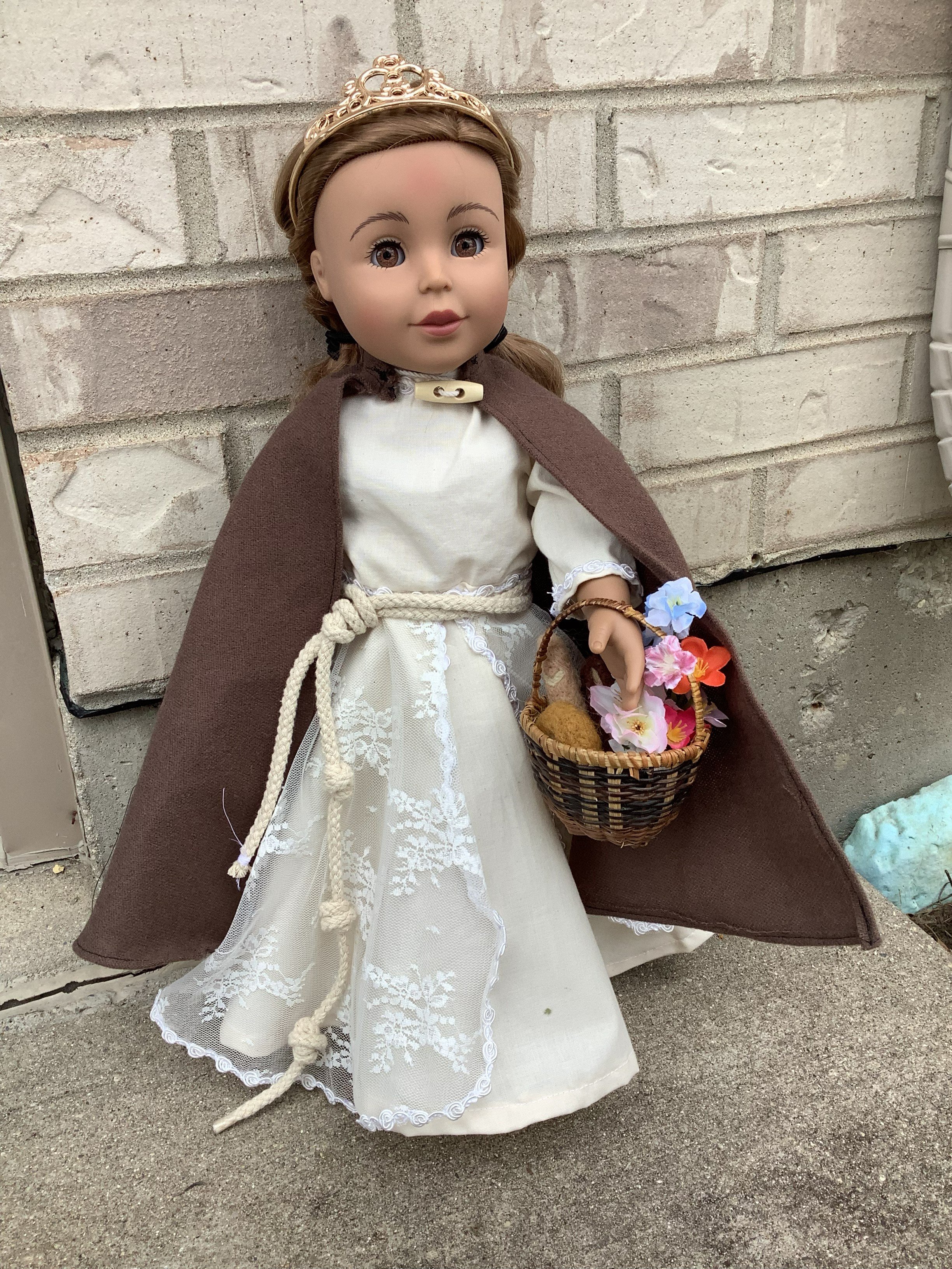 Saint Elizabeth of Hungary 18" Doll