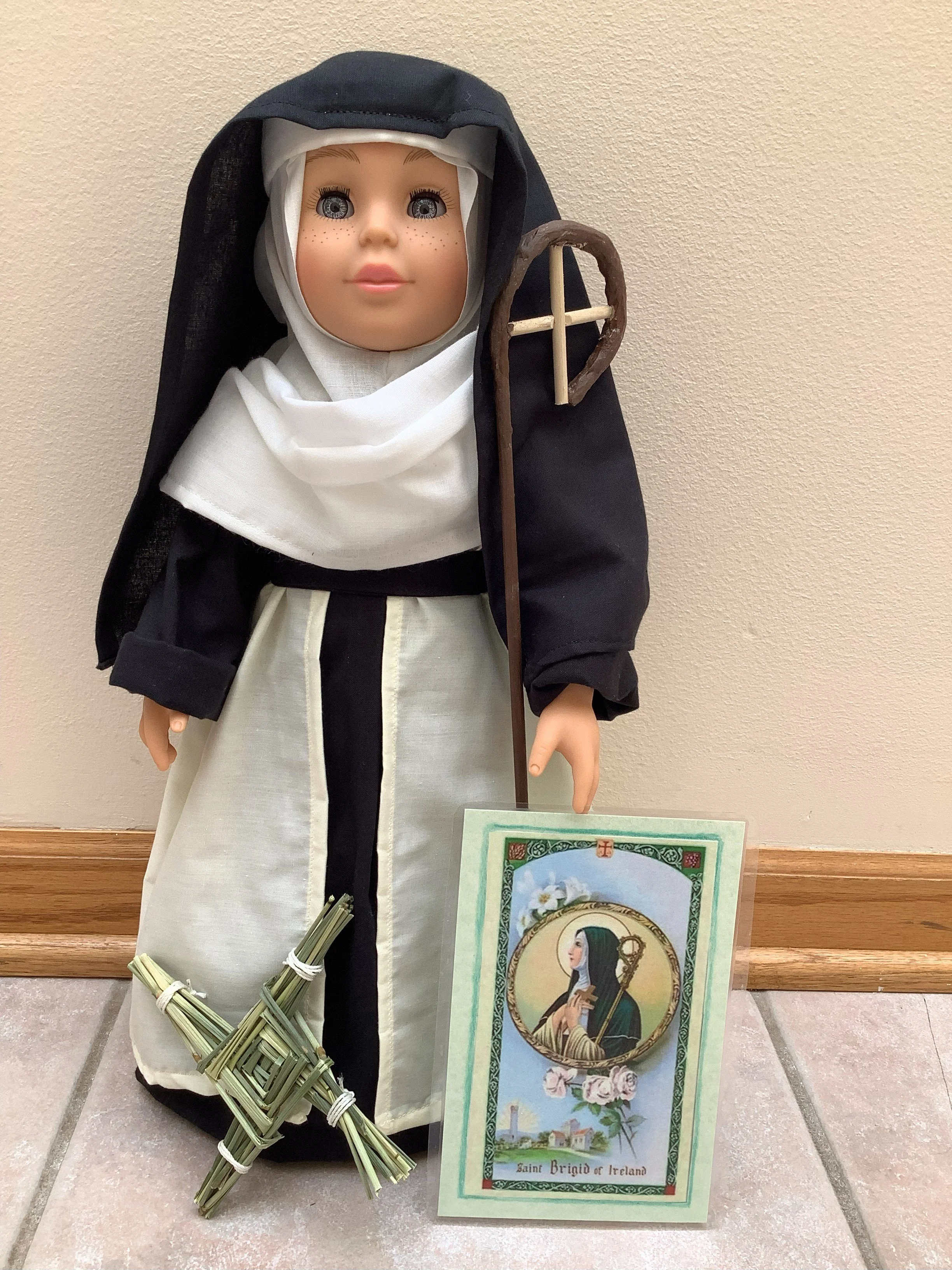 Saint Brigid of Ireland 18" Doll