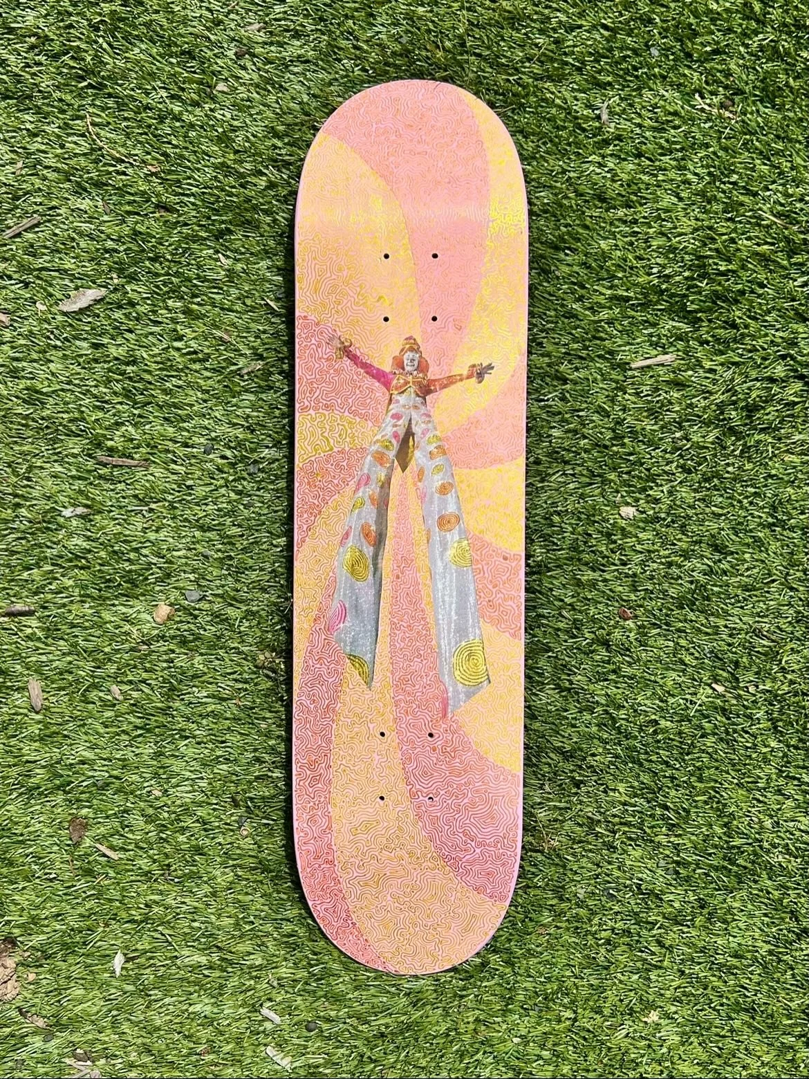 &ldquo;clownie&rdquo; deck is going up @adxportland summer skate deck show on Friday 6/5!!!

made with @montanapaintsupply @posca_usa @life