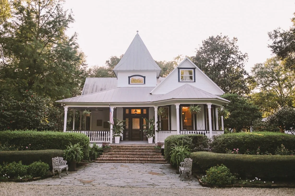 The Victorian House at The Henry Smith House estate, a historic event and wedding rental venue and bed and breakfast.