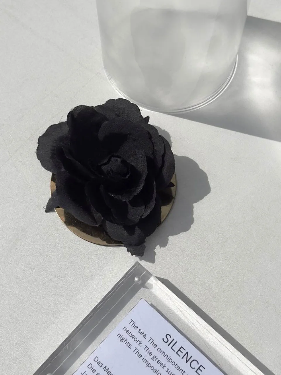 STOP AND SMELL THE ROSES | Olfactory installation (2025)
We live in a fast-paced capitalist society. There is no time to stop and smell the roses. Terms like Silence, Boredom, Laziness, Daydreaming and Failure are
considered undesirable in a goal-ori