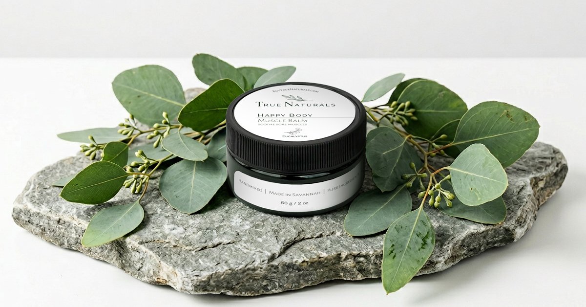 Summer-ready with *NEW* Happy Body Muscle Balm