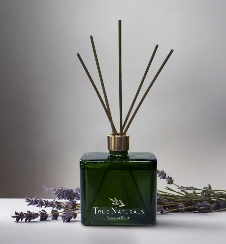 True Naturals Peaceful Earth reed diffuser, all natural plant-based home goods