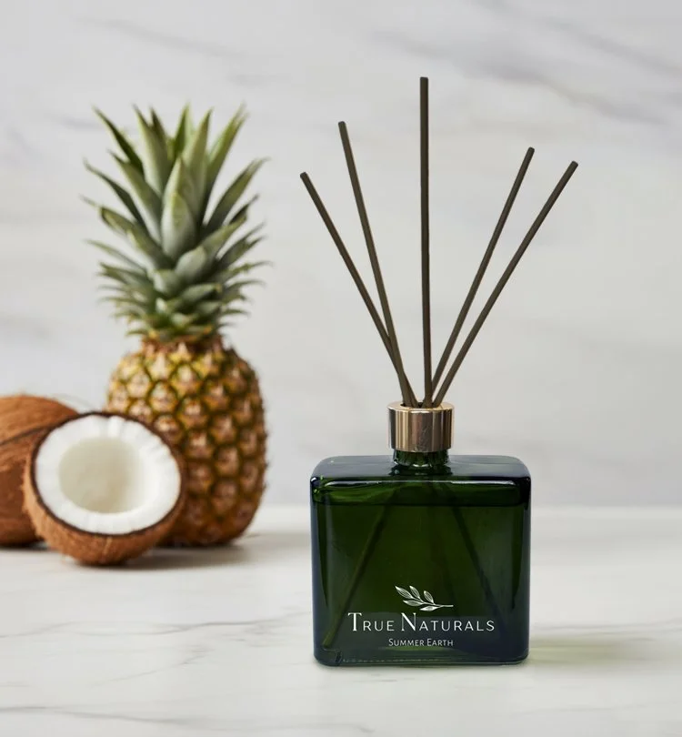 True Naturals Summer Earth reed diffuser, all natural plant-based home goods