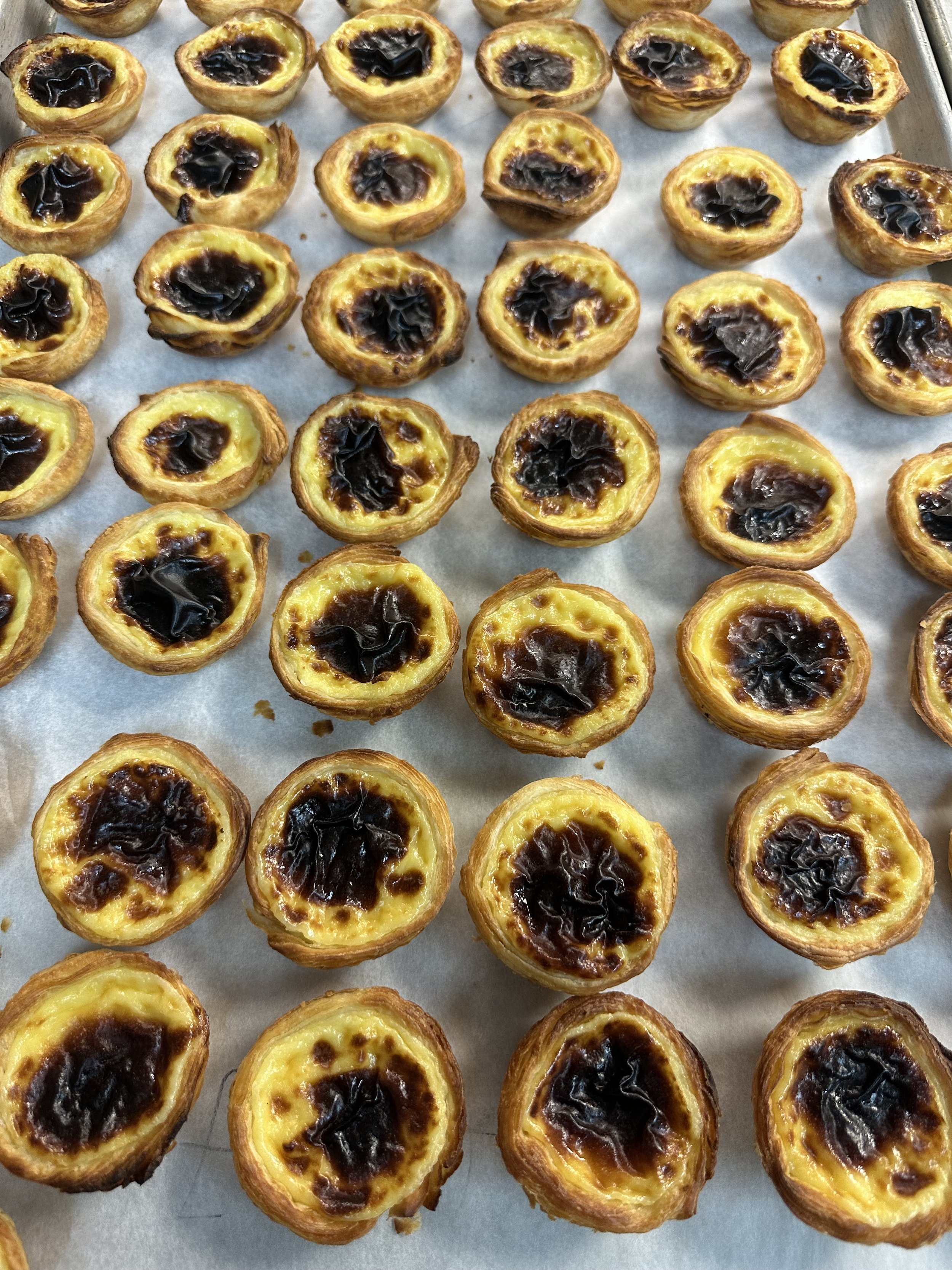 Pastel de nata produção 