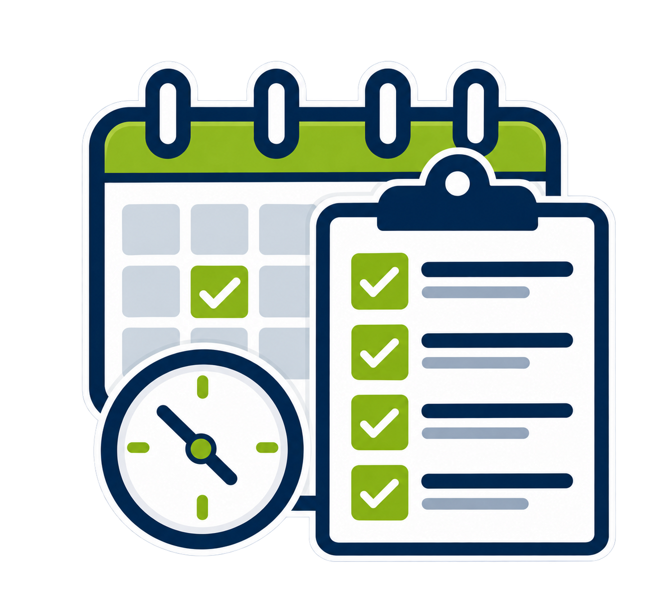 Calendar Checklist and Clock Icon.png