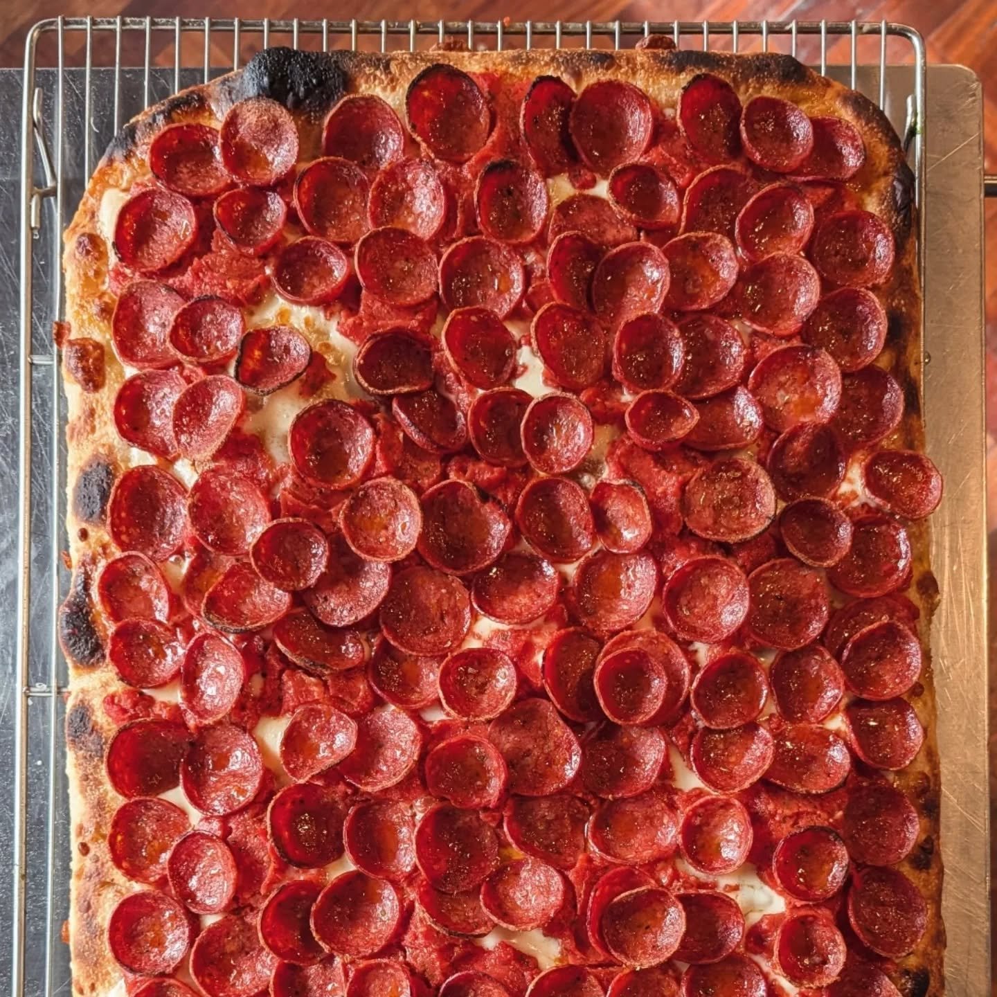 So that was Valentine's week. 

We made Sicilian pizzas with a million of our own custom-just-for-us-all-local @ispini_cured cupping pepperonis. 

We made many focaccia. (Focacce?)

We made quite a few of our very own homemade cookies for pre order. 