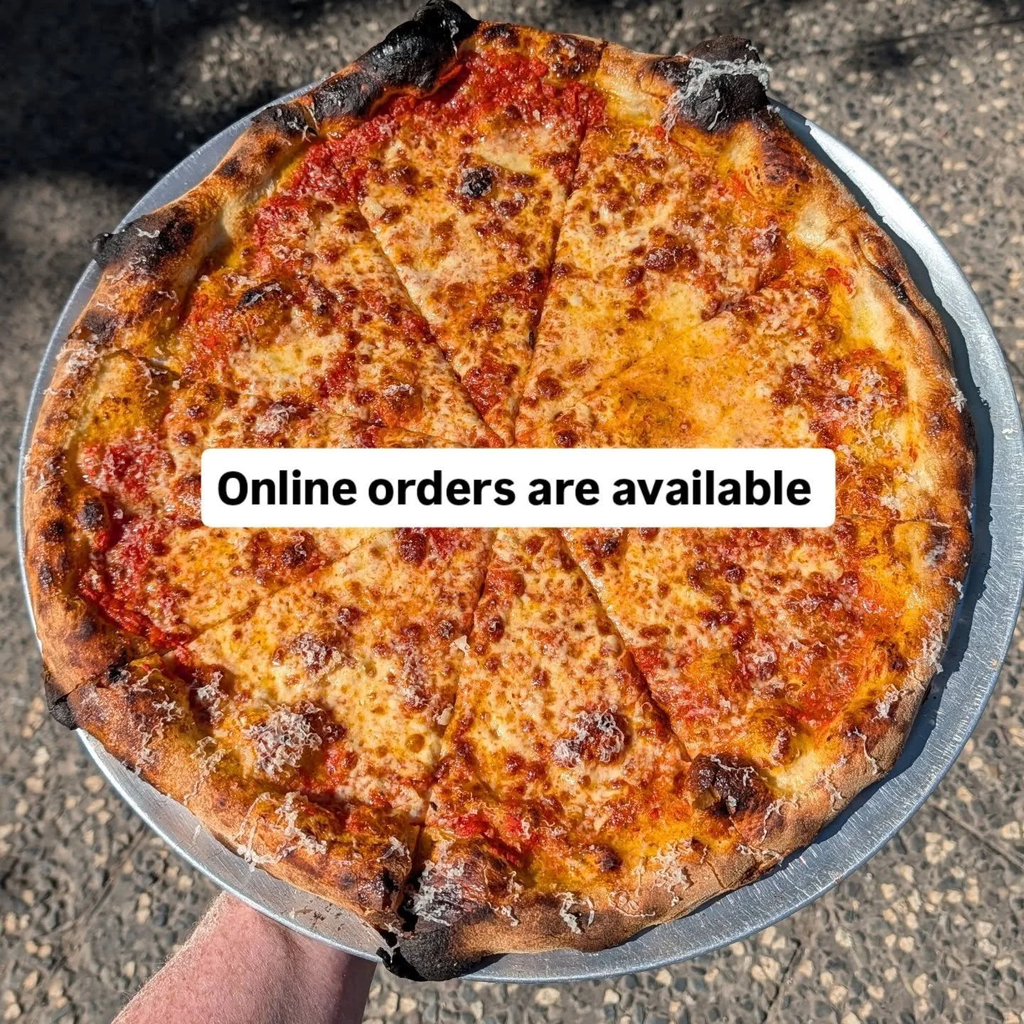 Hello. I've just put live *a very simple* menu for online ordering. 

1. You can order for anytime we're open; if you order for 'now', come straight to the shop (don't join a line if there is one) and we'll make it fresh in front of your eyes. There 