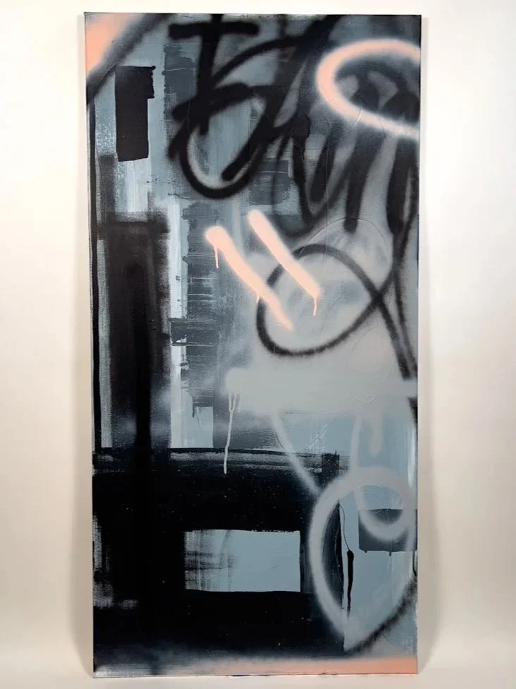 24x48” | acrylic, spray paint | canvas
