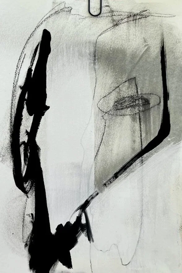 18 x 24” | acrylic, charcoal on paper