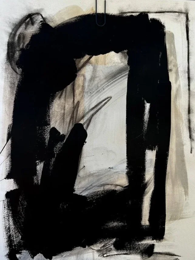 18 x 24” | acrylic, charcoal on paper