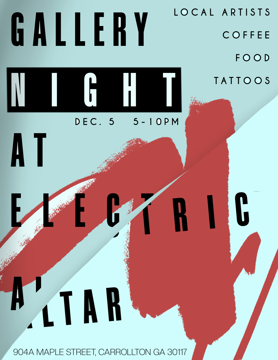 Gallery Night at Electric Altar Tattoo
