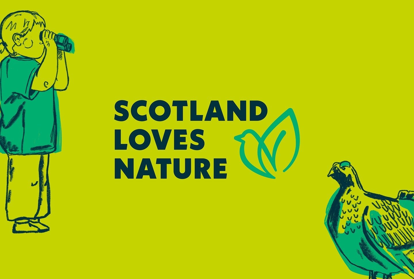 I had the pleasure recently of designing the visual identity for @scottishenvironmentlink &lsquo;s new campaign &mdash; Scotland Loves Nature &mdash; which launched yesterday. The campaign aims to draw attention to the crisis nature faces and calls o