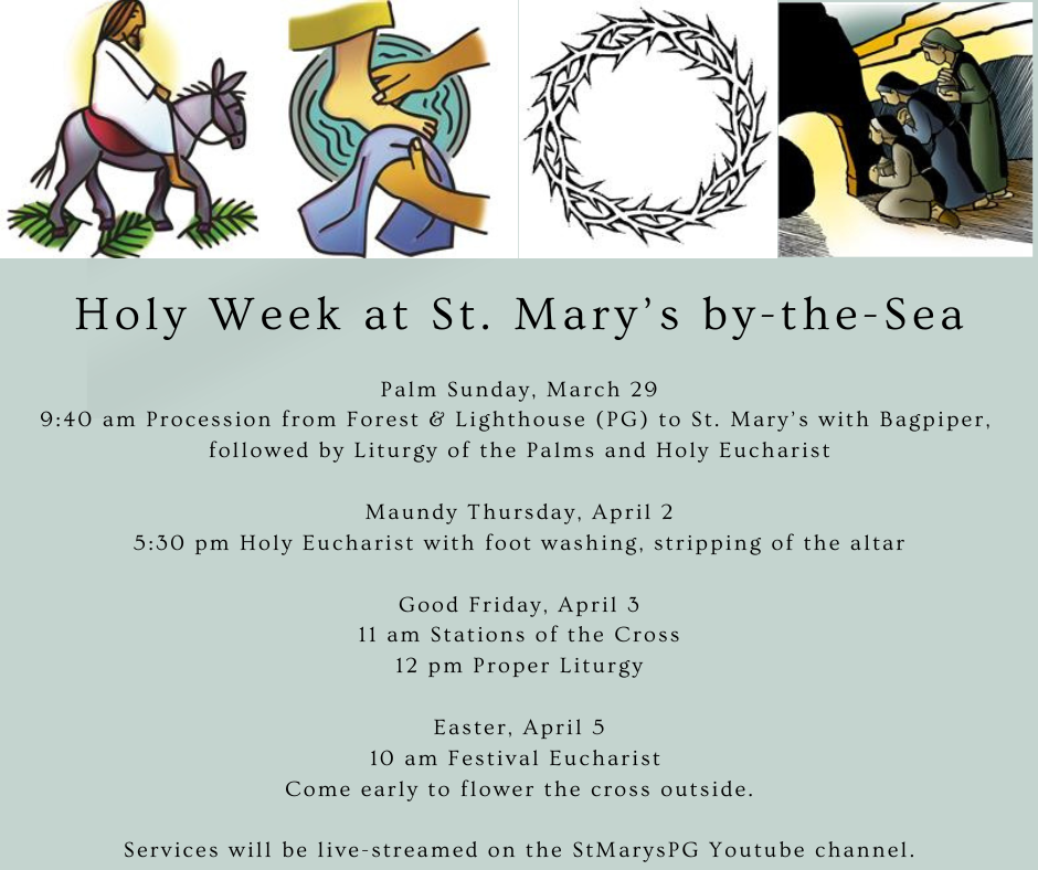 List of Holy Week services