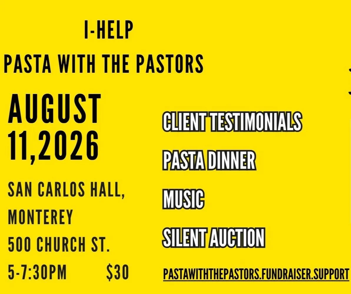I-HELP Pasta with the Pastors on August 11
