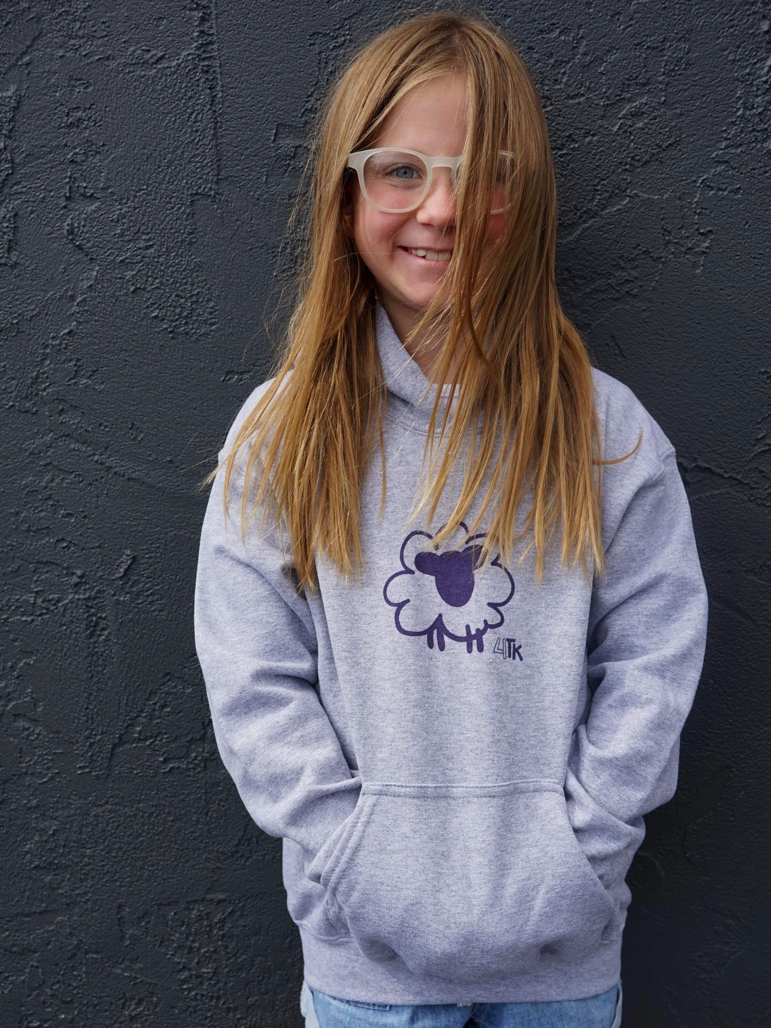 Fluffy Sheep Youth Hoodie