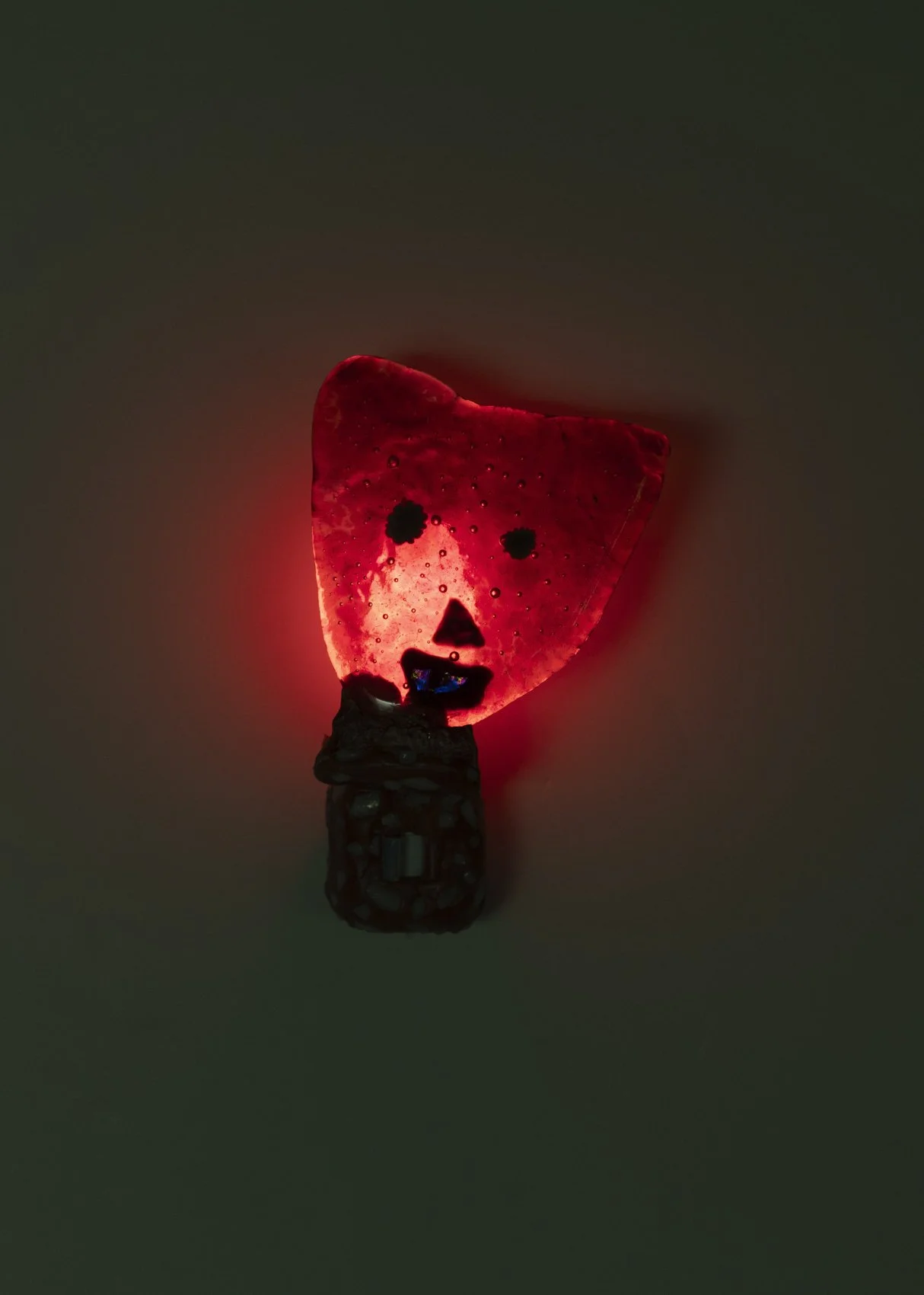 Night Light, 2026 / Fused Glass / 3.5 x 4 in
