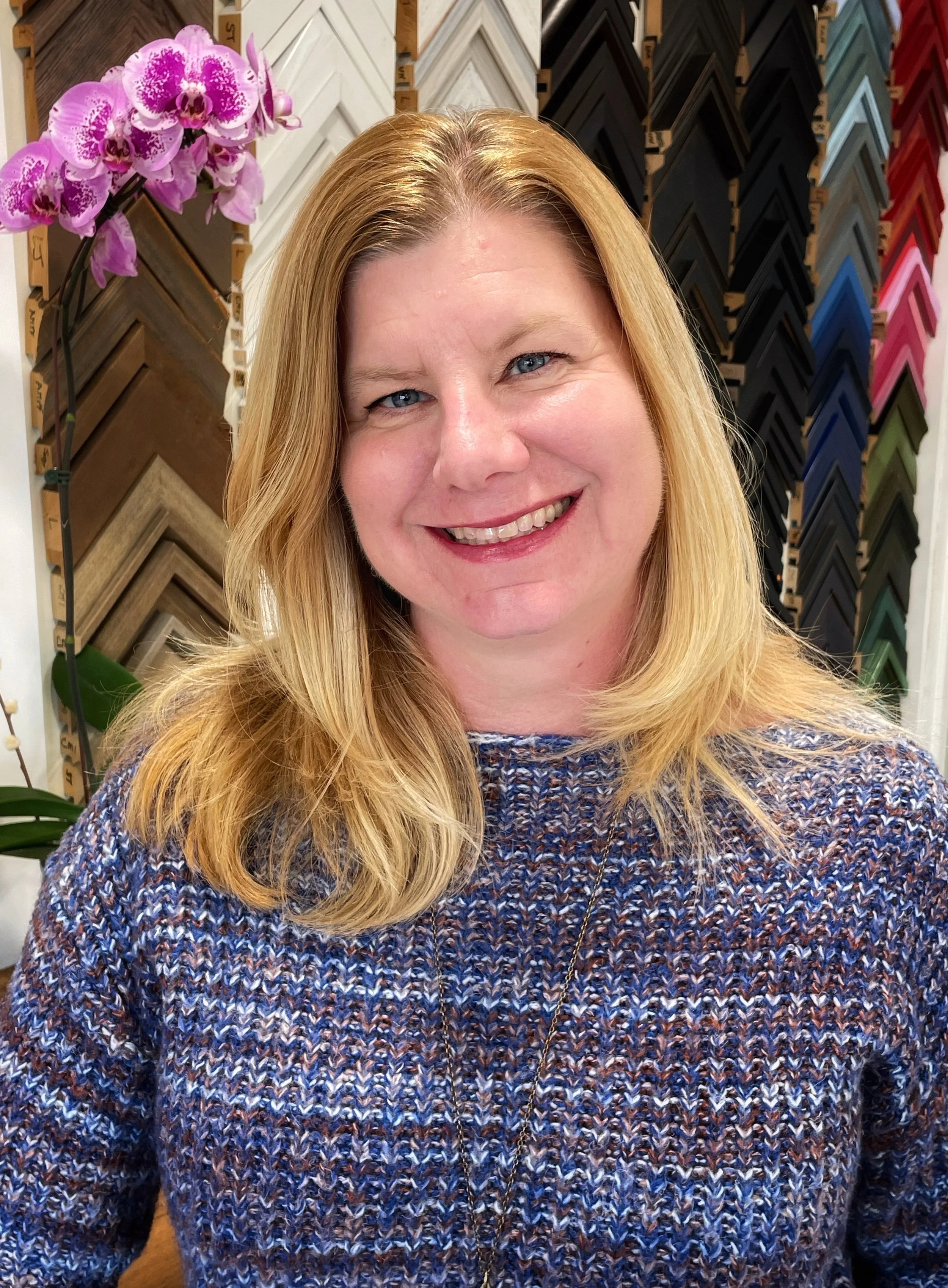 Jen Ball - Custom Picture Framer, Designer and Artisan in Pacific Beach, San Diego, California