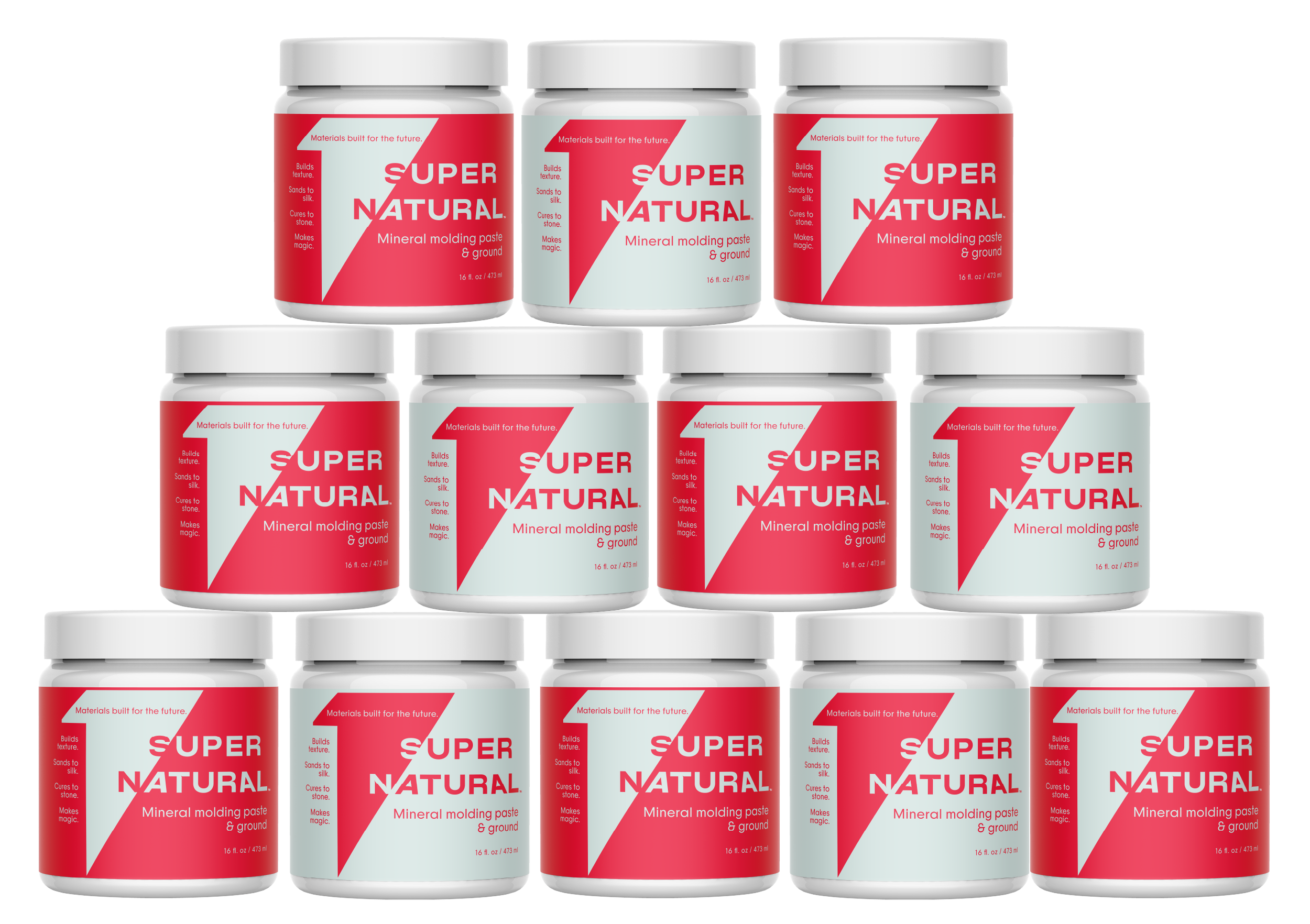 Mineral Molding Paste & Ground 12 Pack