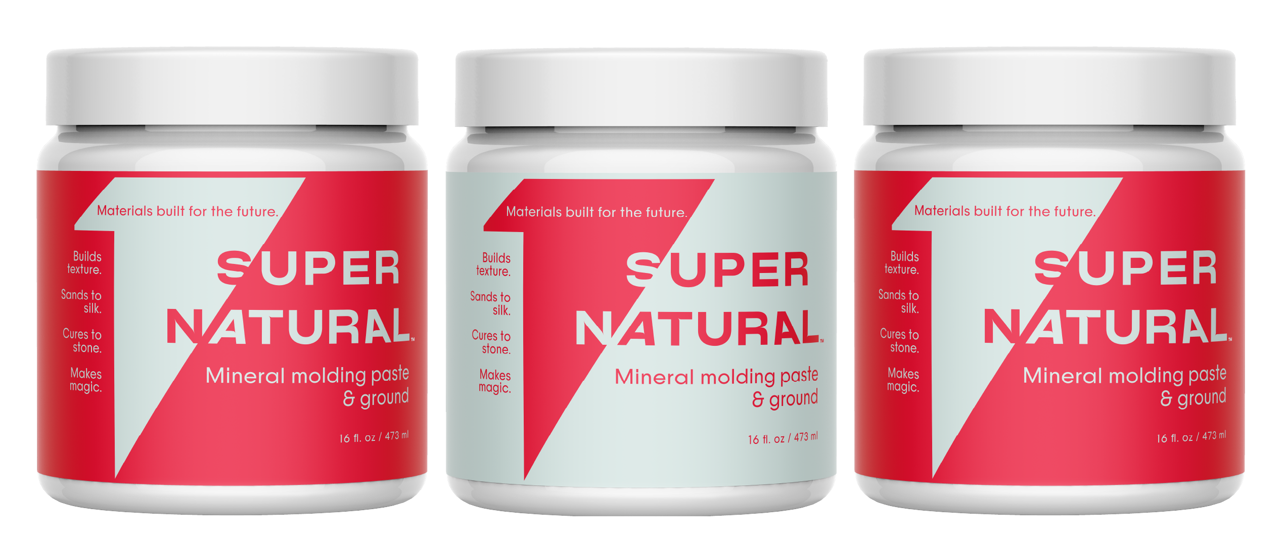 Mineral Molding Paste & Ground 3 Pack