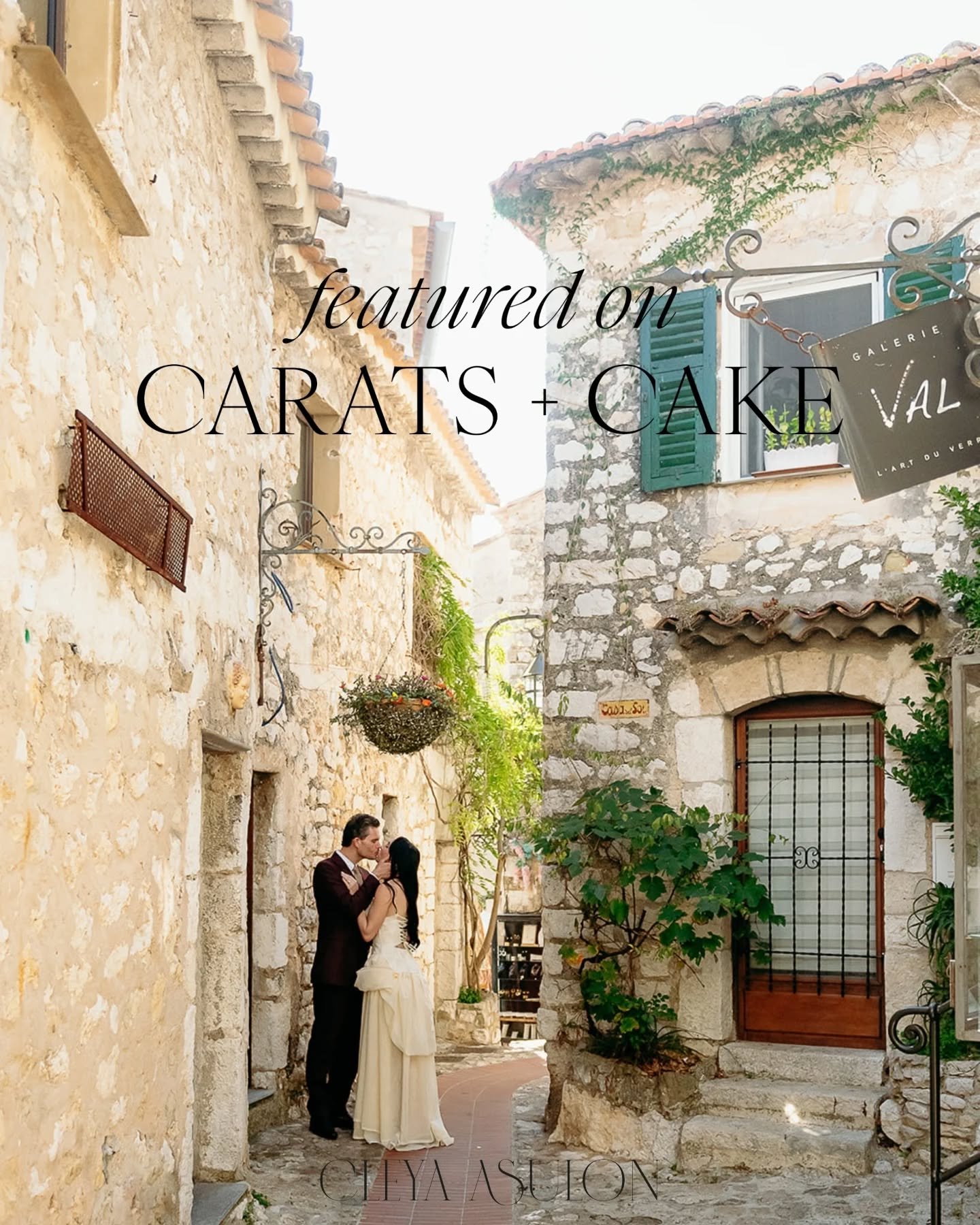 Beyond proud to present to you this new blog feature on @caratsandcake for this gorgeous french riviera wedding 🩷 a true honour to see this celebration land among one of the most curated voices in the luxury wedding world.

It was a pure moment of g
