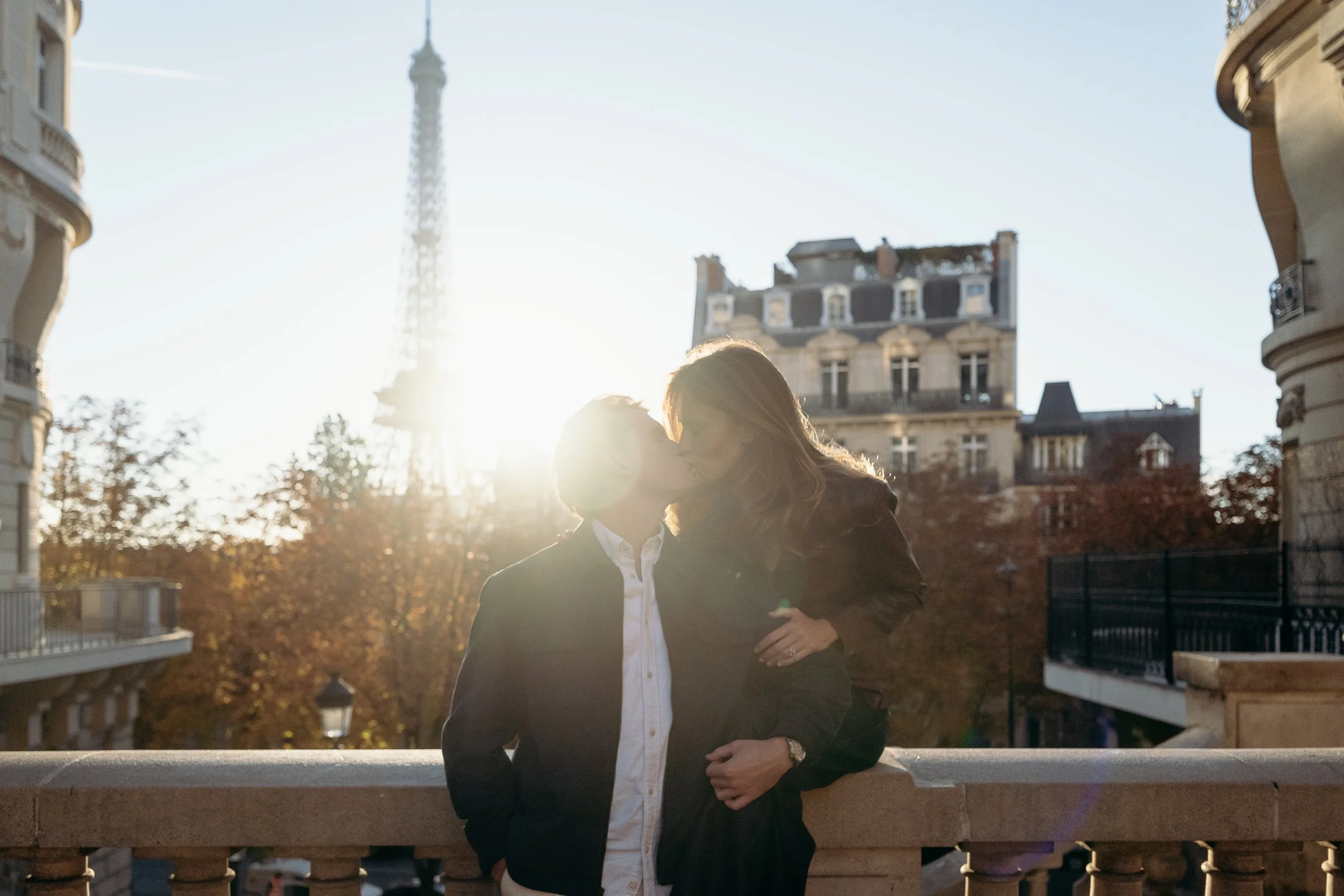 A Sunrise Engagement Session in Paris, from the Eiffel Tower to Place des Vosges