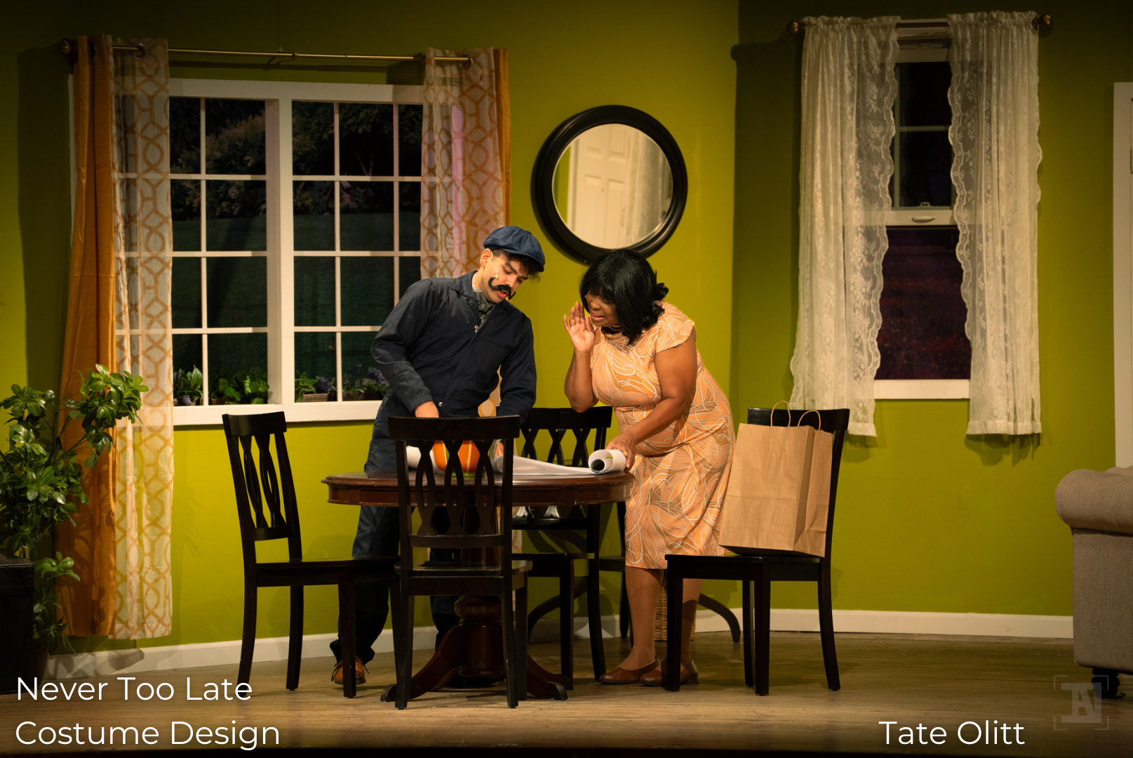 Never Too Late Costume Design Mr. Foley and Edith