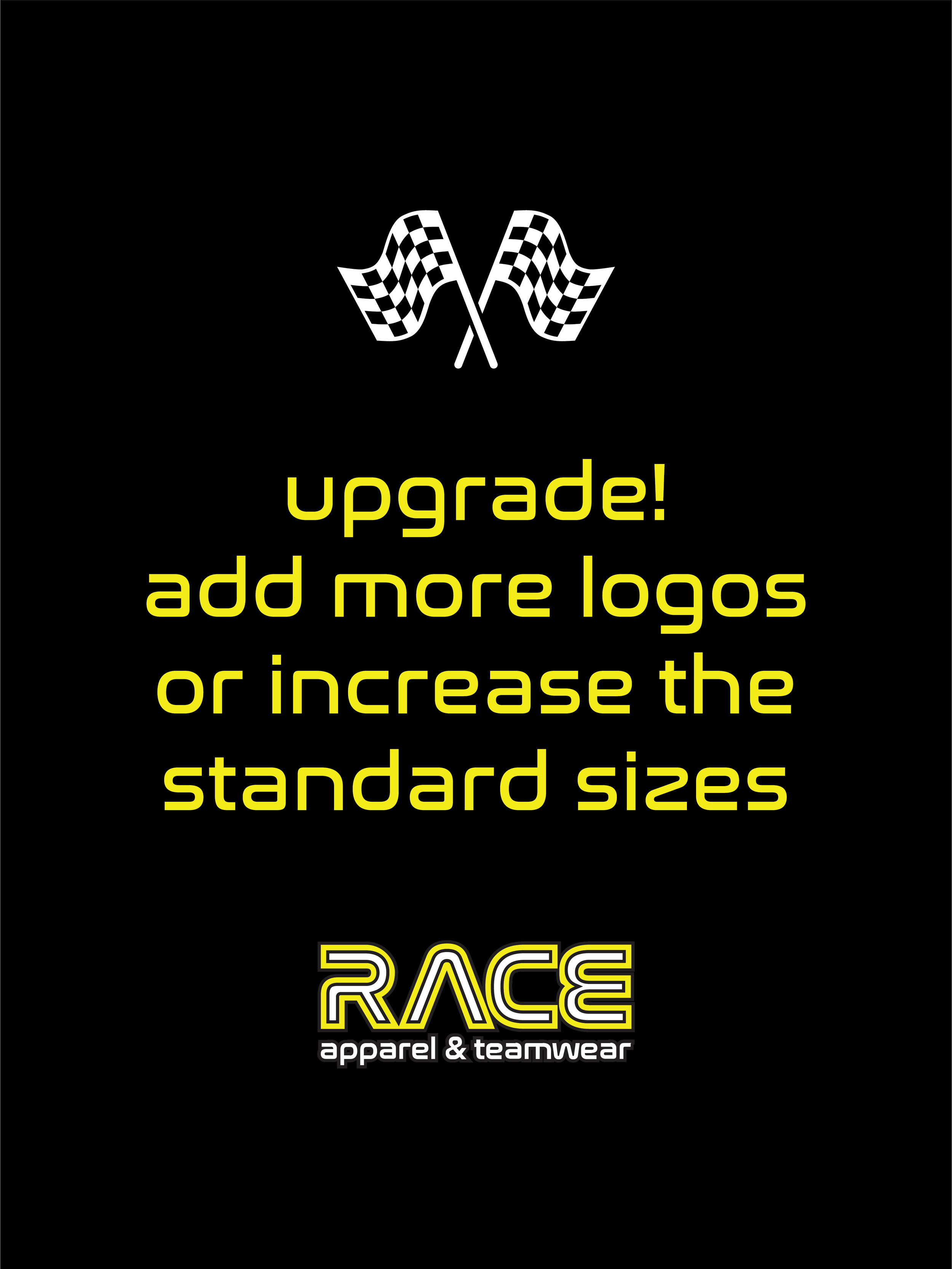 CUSTOMISE ME - ADD MORE/LARGER LOGOS