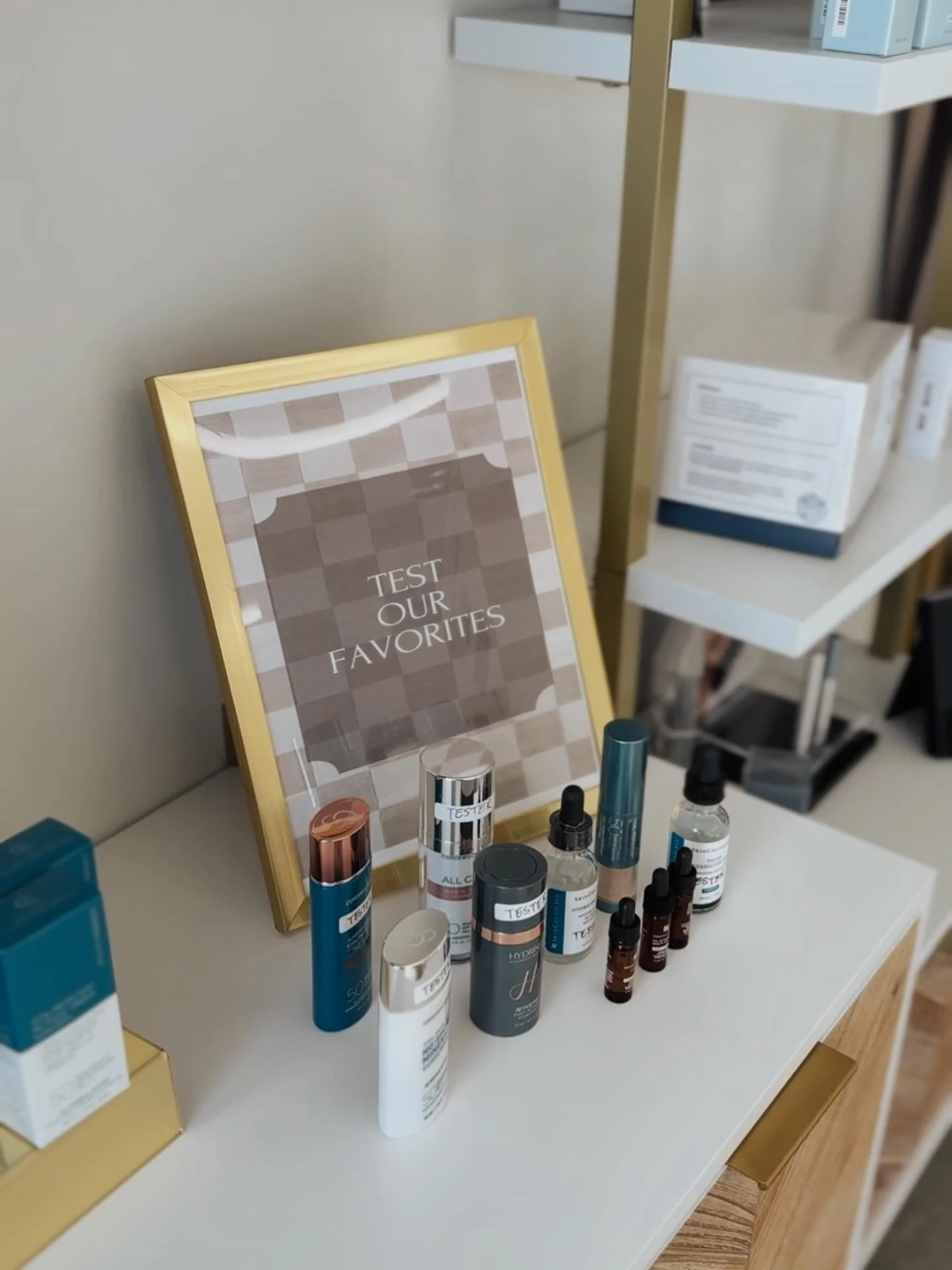 Ever wondered what a product is like before you buy it? ✨
Try before you buy &mdash; we have testers available so you can test some of our favorite skincare!