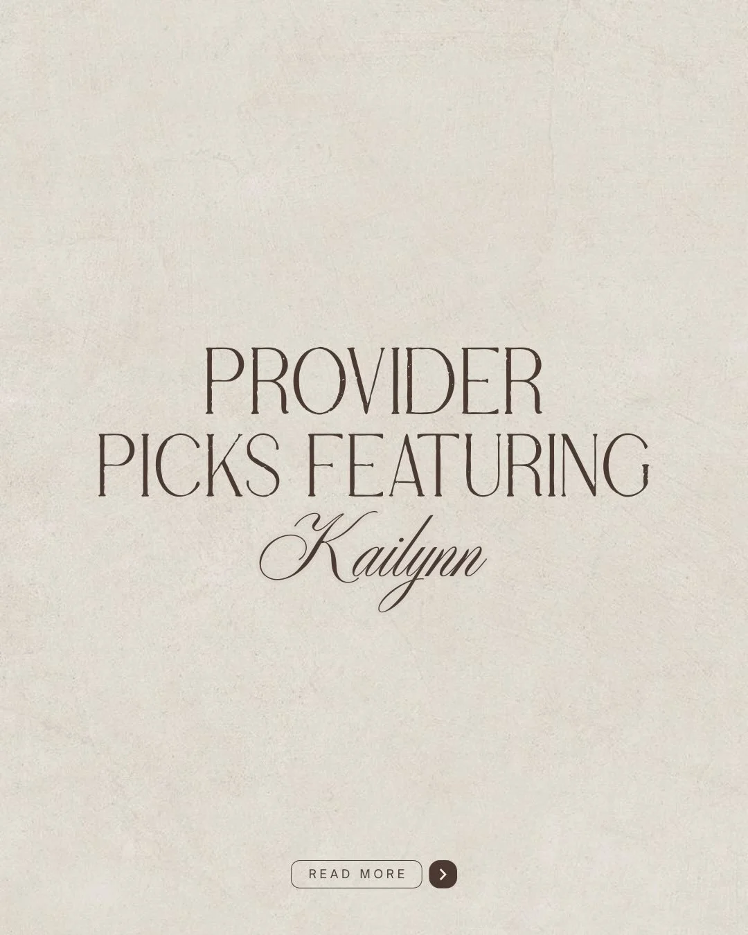 We&rsquo;re kicking off our Provider Favorites Series ✨

This week: Kailynn @radiantskinbykailynn , one of our Licensed Estheticians, sharing her top 3 favorite products right now.

➡️ Swipe to see the ones she reaches for and loves
