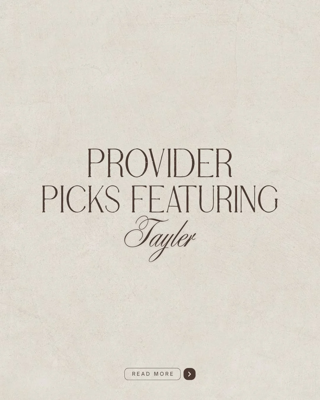 Closing out our Provider Favorites Series ✨

This week: @glowtoxtay , one of our injectors, sharing her top 3 favorite products right now.

➡️ Swipe to see the ones she reaches for and loves.