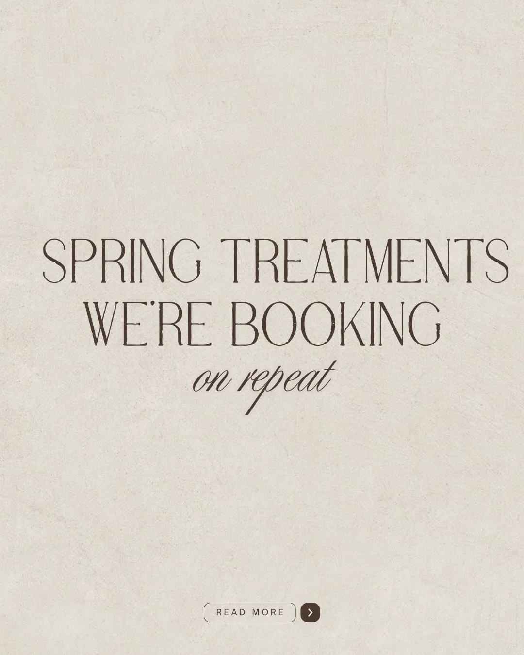 Spring is the perfect time to refresh your skin, get back into your treatment routine, and start feeling like your best self again.

Whether you&rsquo;re prepping for vacations, weddings, events, or just wanting that extra confidence boost, we&rsquo;