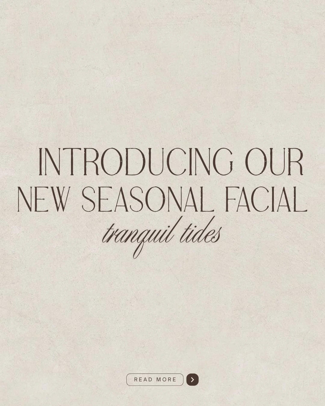 Your skin called&hellip; it&rsquo;s ready for a summer reset.

Introducing our new seasonal Tranquil Tides Facial with Kailynn &mdash; a cooling, hydrating treatment designed to gently exfoliate, calm stressed skin, and leave you with a refreshed, he
