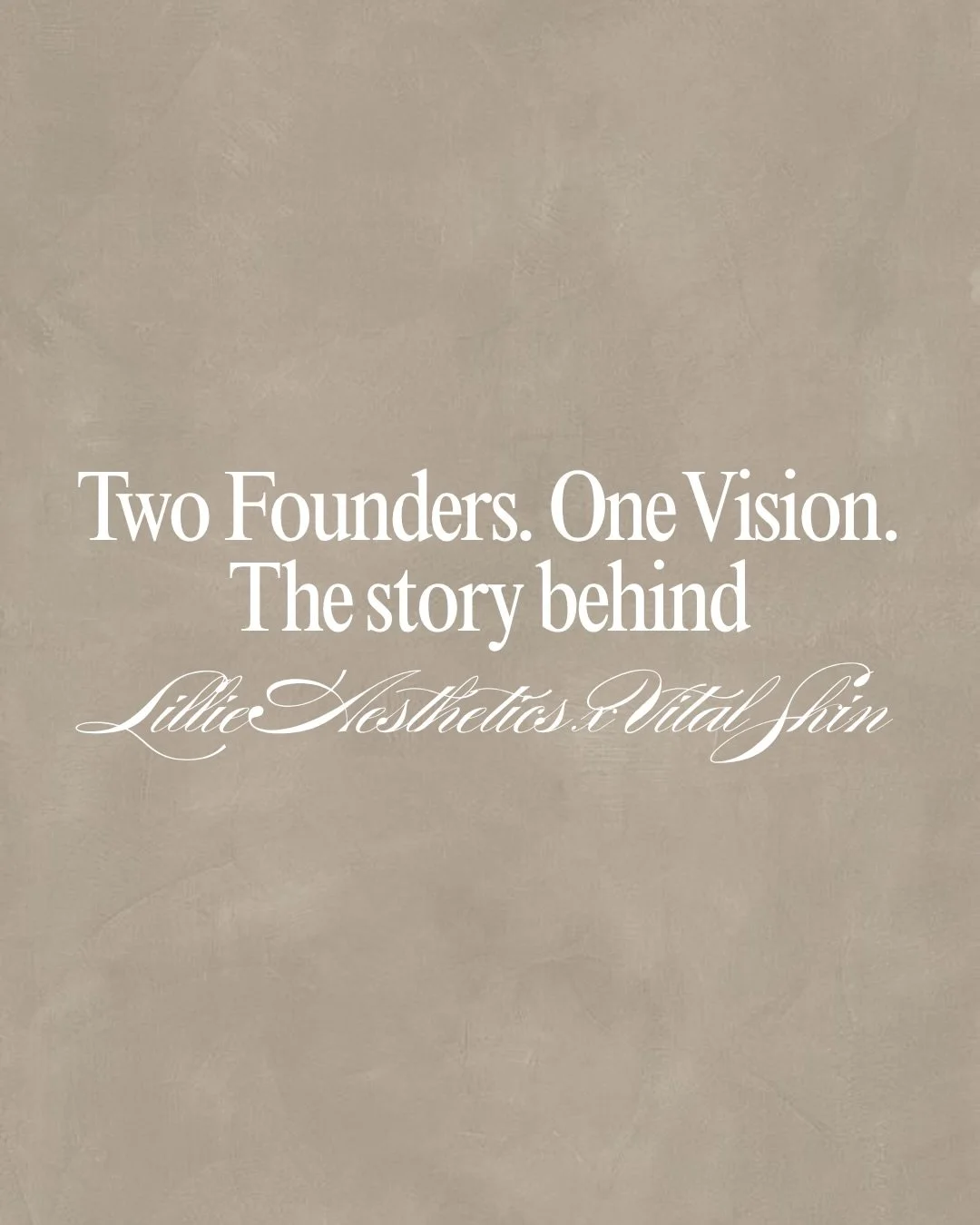 Lillie Aesthetics x Vital Skin was built on the idea that aesthetics, skincare, and wellness should work together &mdash; not separately.

What started as two specialties and two founders grew into one collaborative space designed to give clients a m