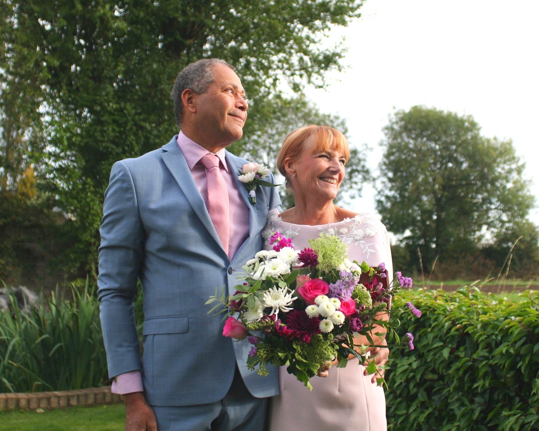 Elopement Flowers - Bride and Groom