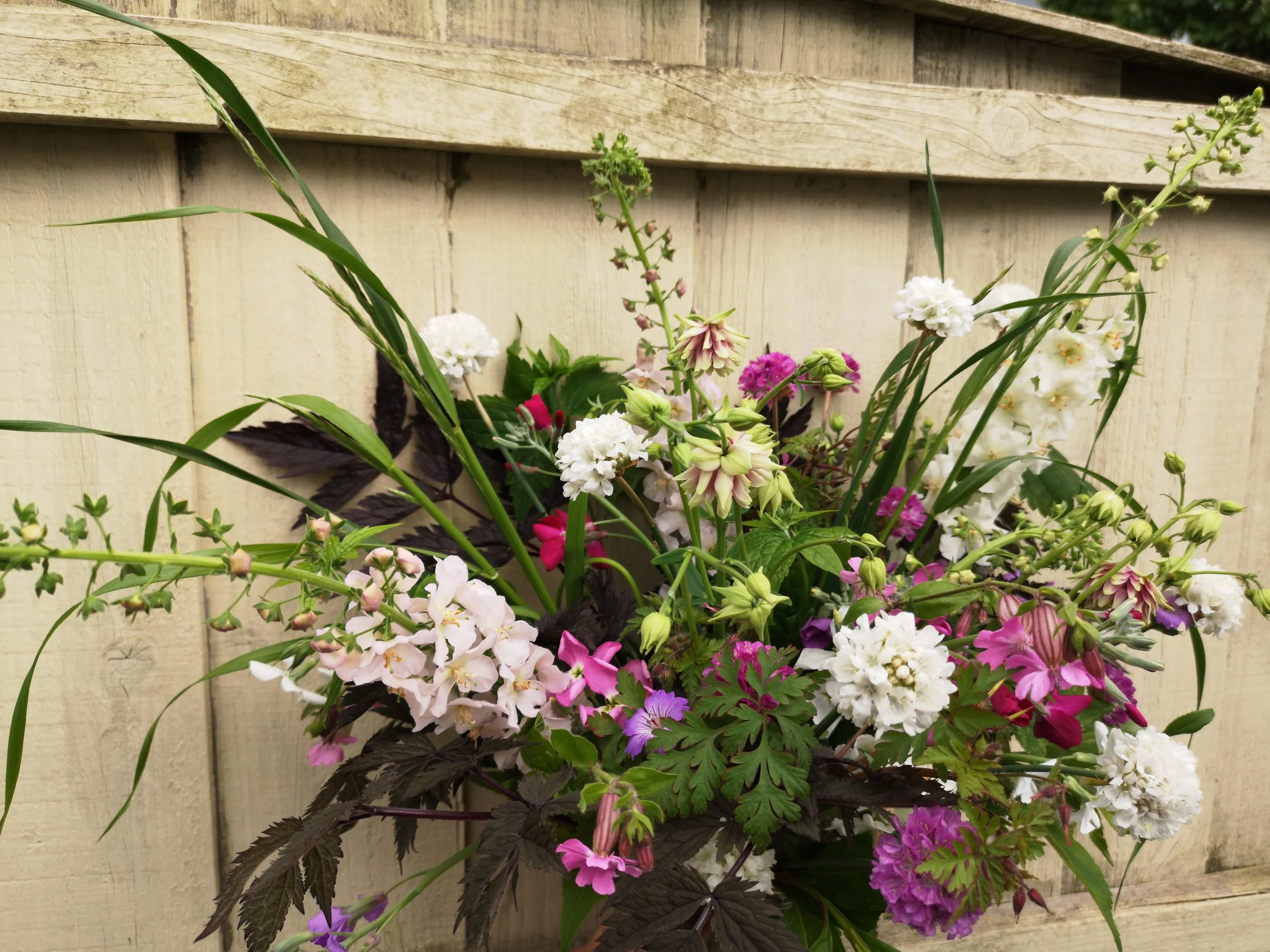 Spring Bouquet Pink & White