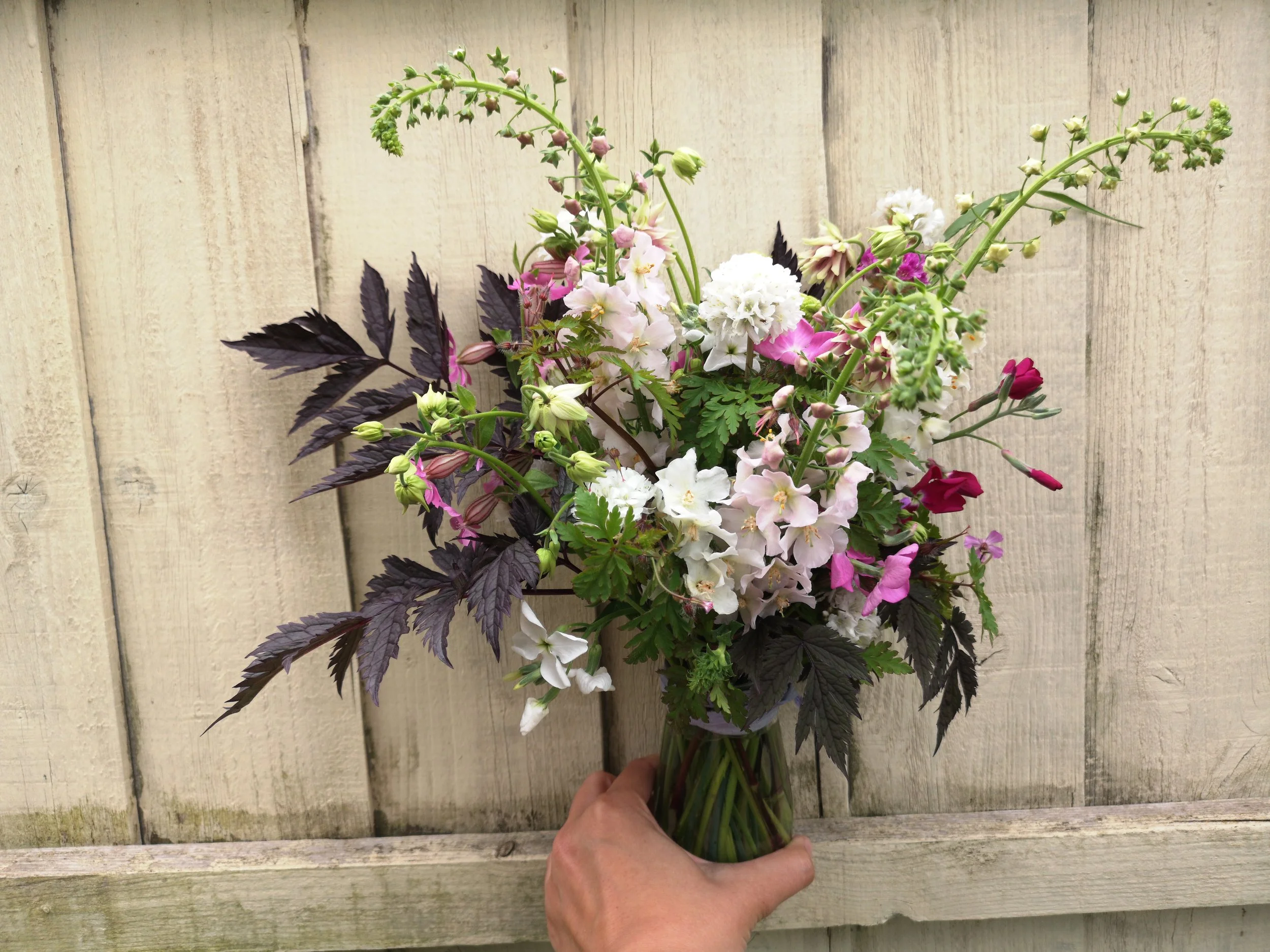 british flowers jam jar posy.jpg