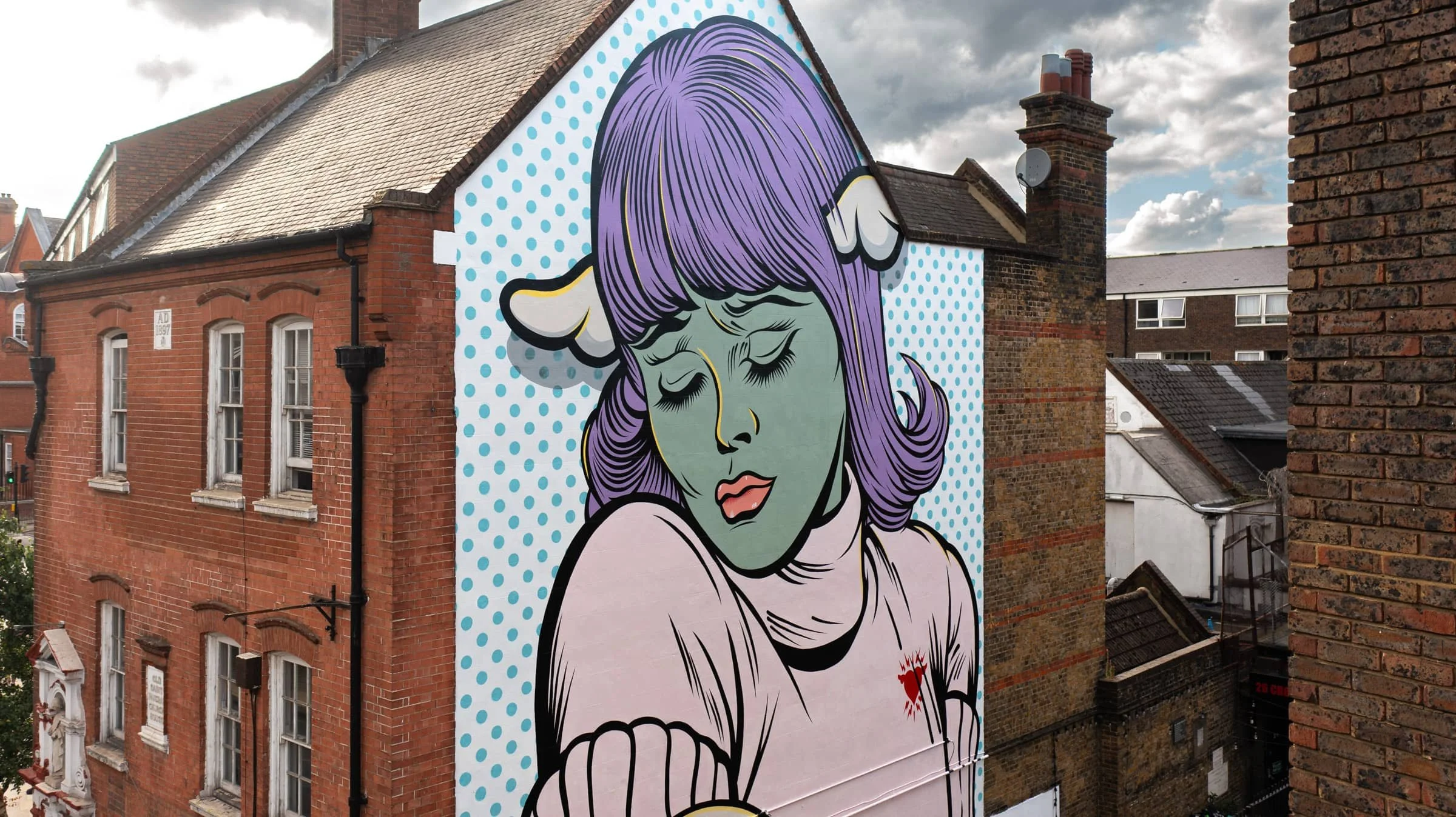 Mural Face Rappers D*Face - London Mural Festival