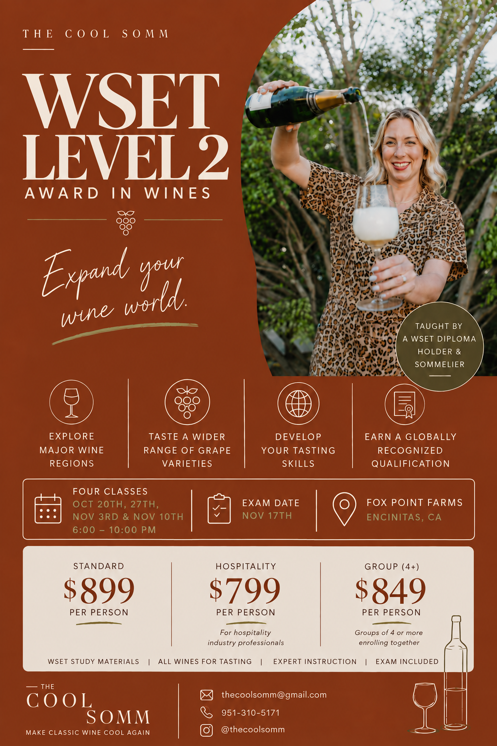 WSET Level 2 Award in Wines - San Diego
