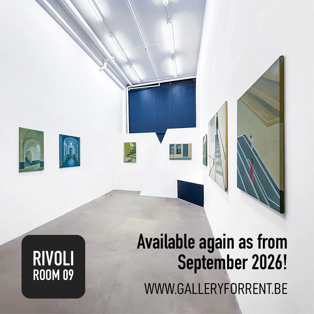 👉 Available again as of September 2026

The perfect space for your next art project in Rivoli Brussels!

Current occupancy:
- On show until June 27th: Denis Lanel - What Binds Us
- La Cambre Graduation Show 2026:  02/07 till 05/07
- As from Septembe