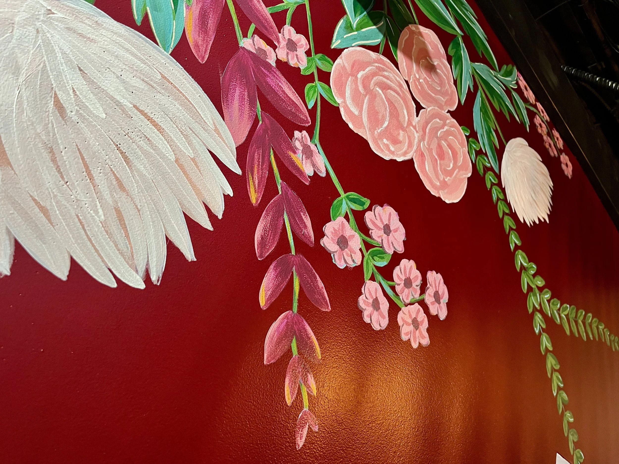Flower Mural & Bouquet Bar