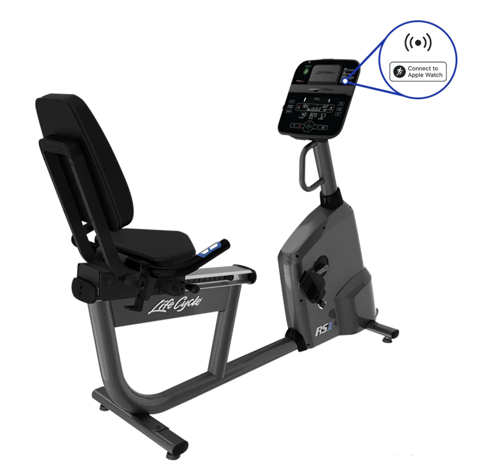 Life Fitness RS1 Recumbent w/ Track 2.0 Console — NEVADA HOME FITNESS