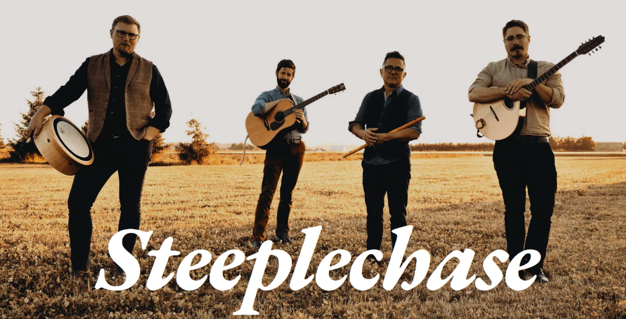 Steeplechase came about in the tried and true manner of Irish music bands throughout the centuries, which is to say, at the session. It became clear that these horses could pull in the same direction, and thus a band was born. 