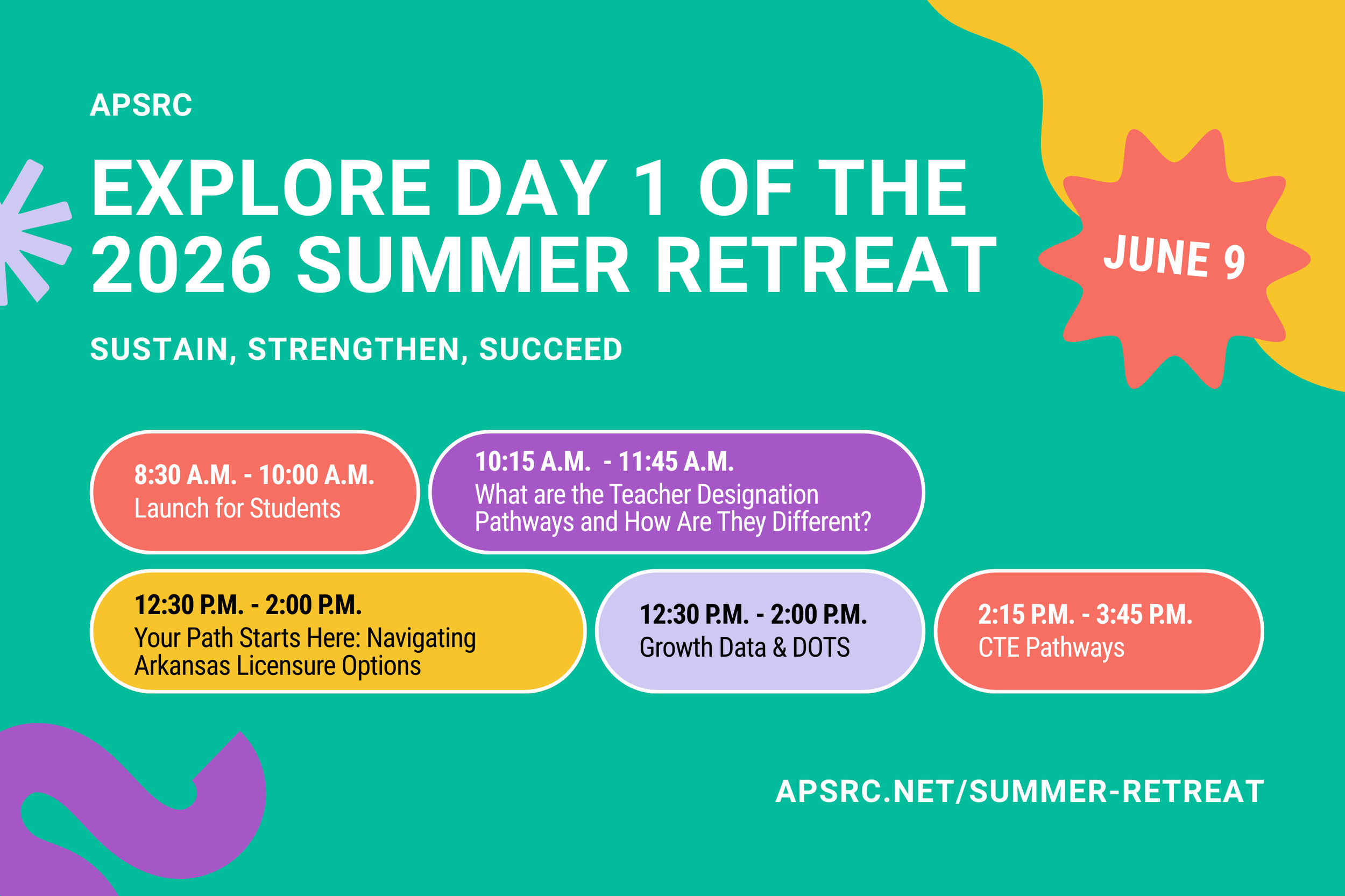 Explore Day 1 of the 2026 Summer Learning Retreat!