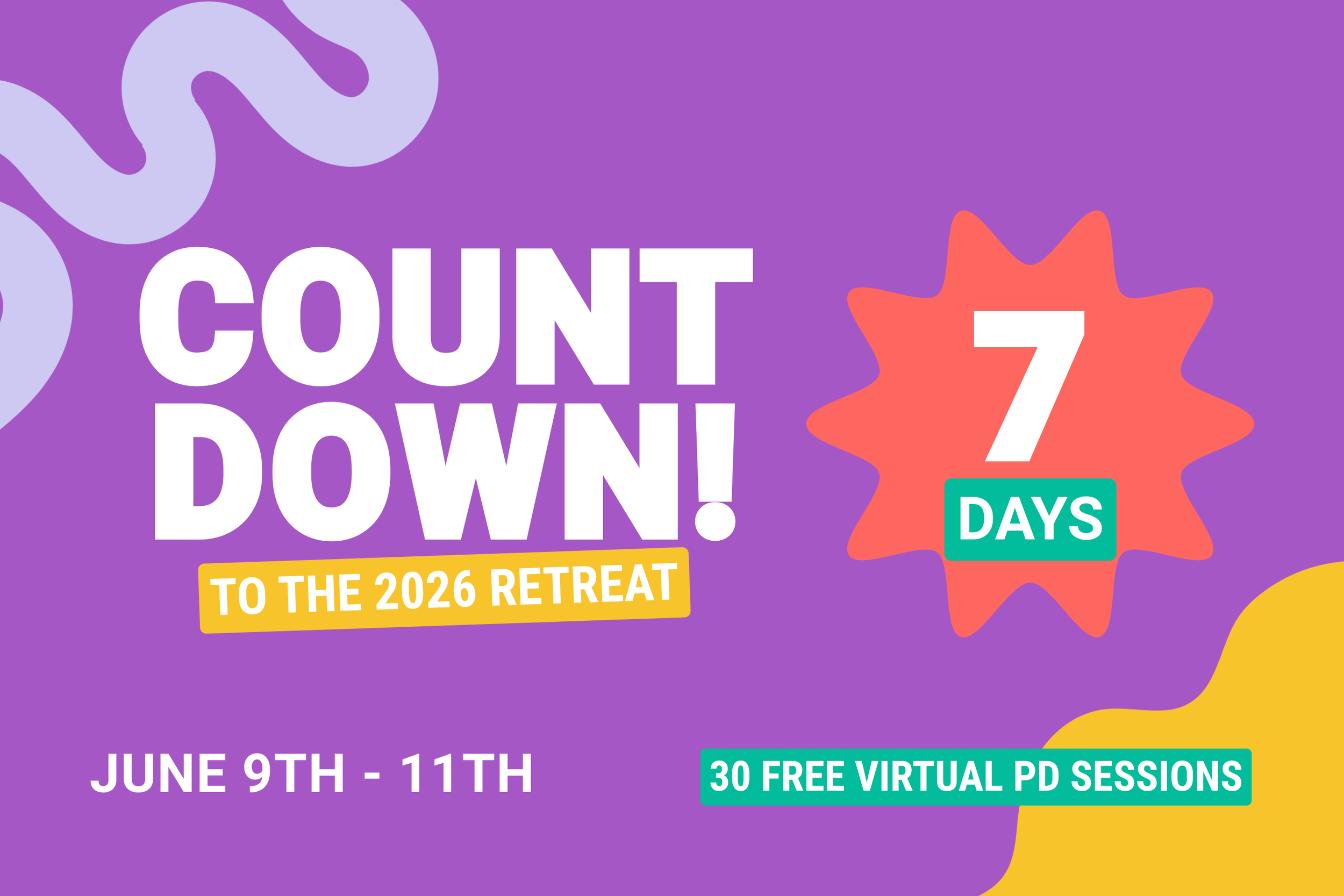 Countdown to the 2026 Summer Retreat - 7 Days Away!