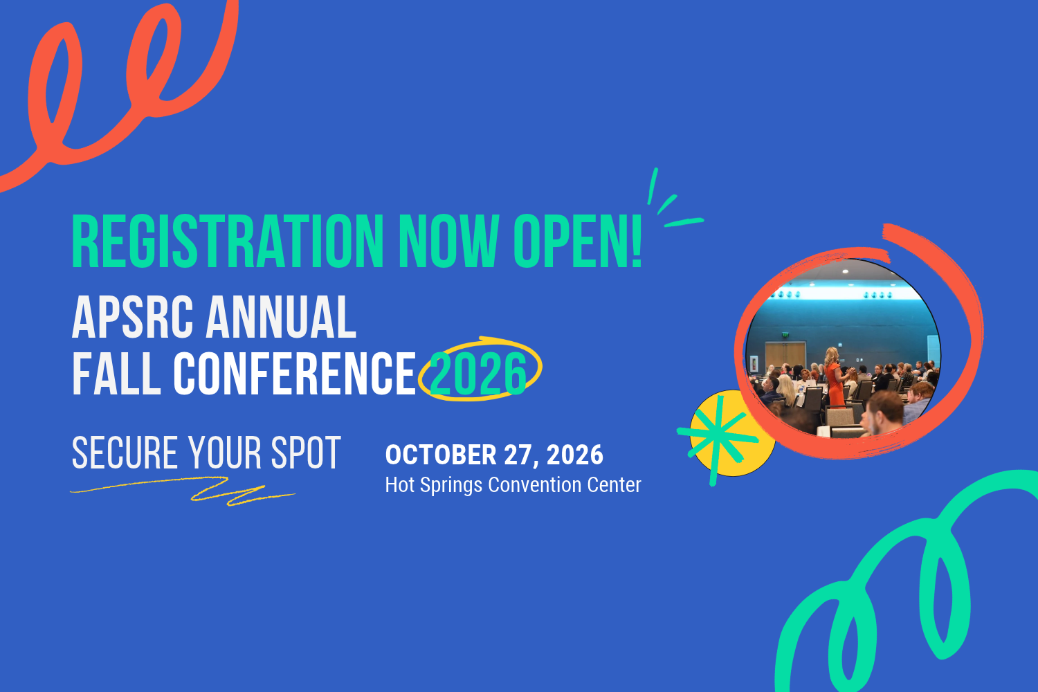 Registration for APSRC's Annual Fall Conference is NOW OPEN!