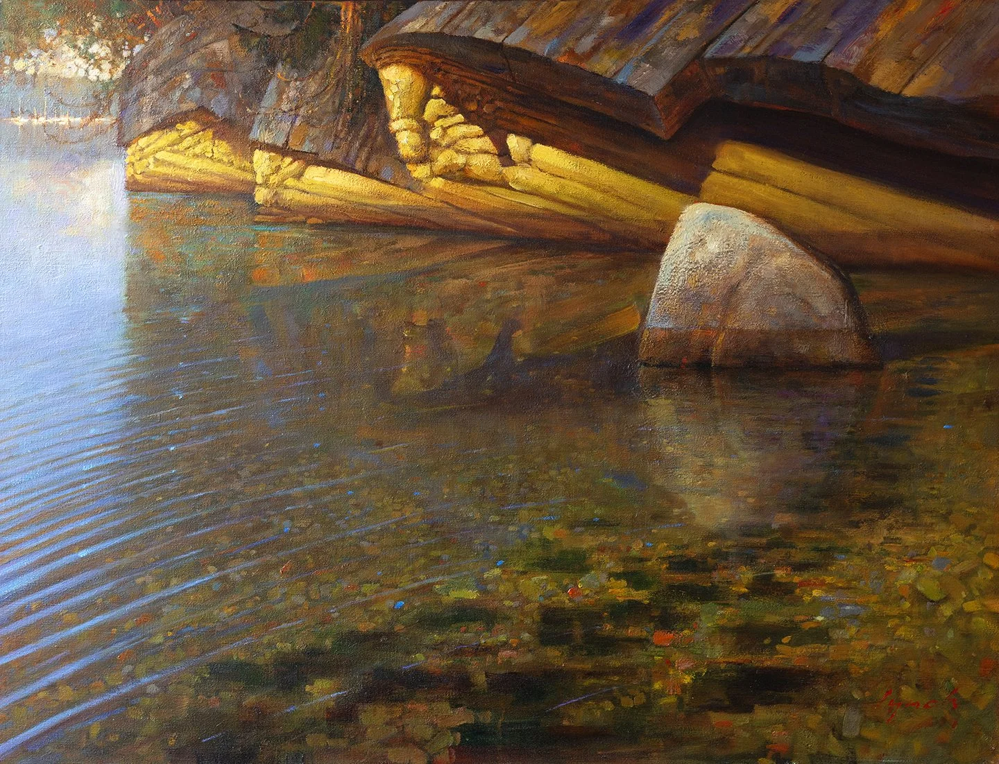 'Sucia Shallows' 30 X 40 in. Oil on Canvas - Madrona Gallery