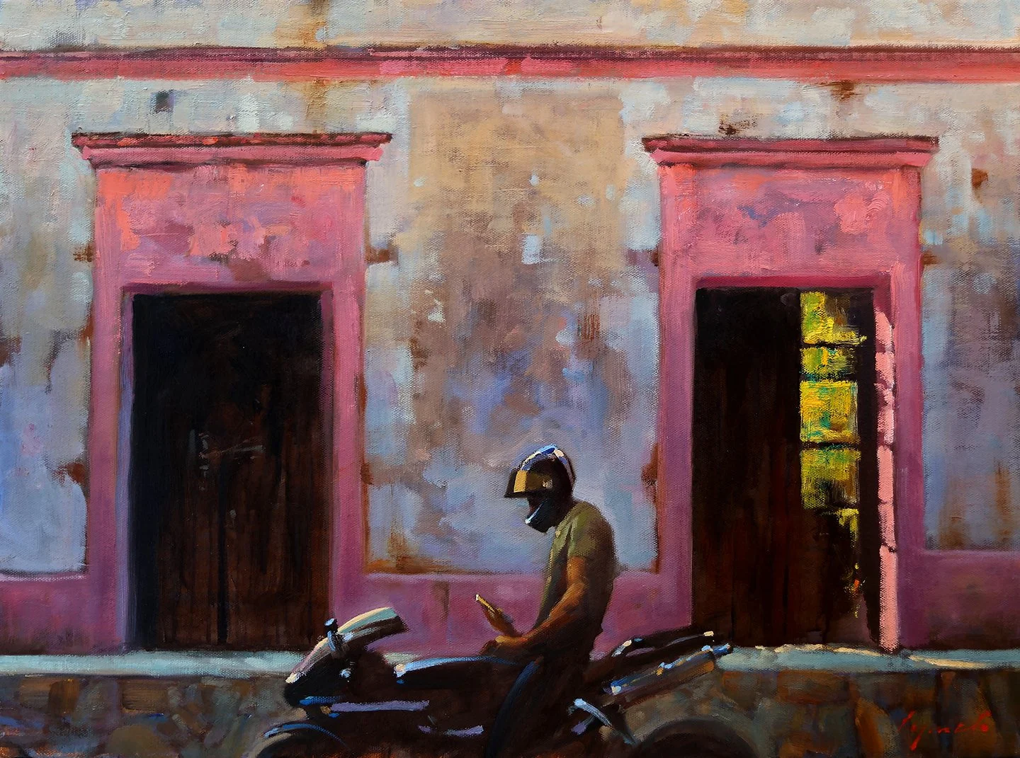 'At the Crossroads' 18 X 24 in. Ida Victoria Gallery