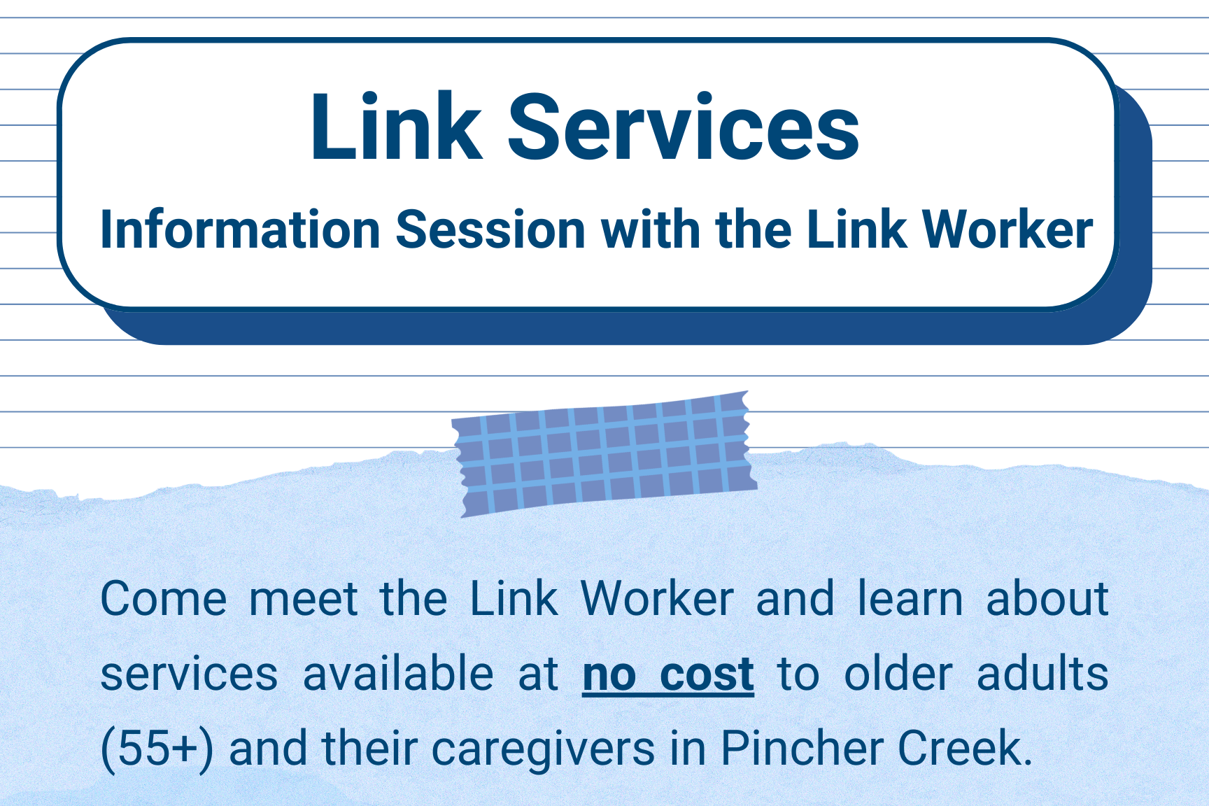 Link Worker Info Session (Pincher Creek)