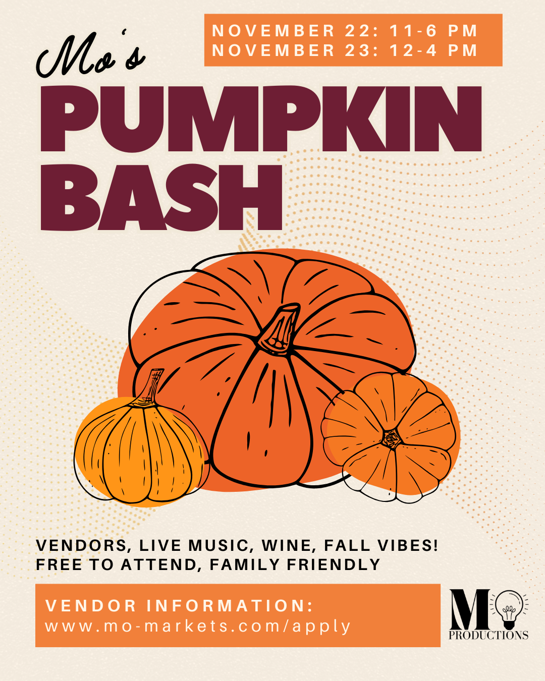 Mo's Pumpkin Bash